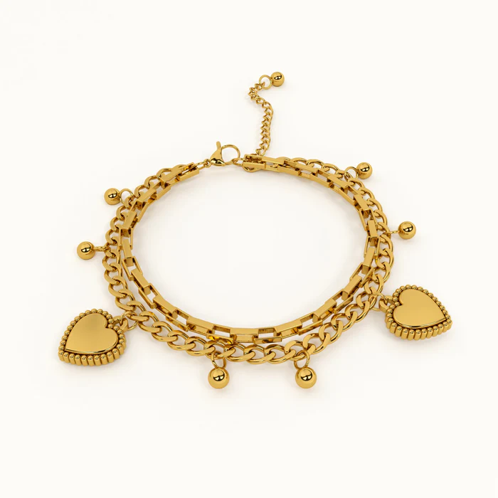 Stella Heart Link Bracelet - Image 2