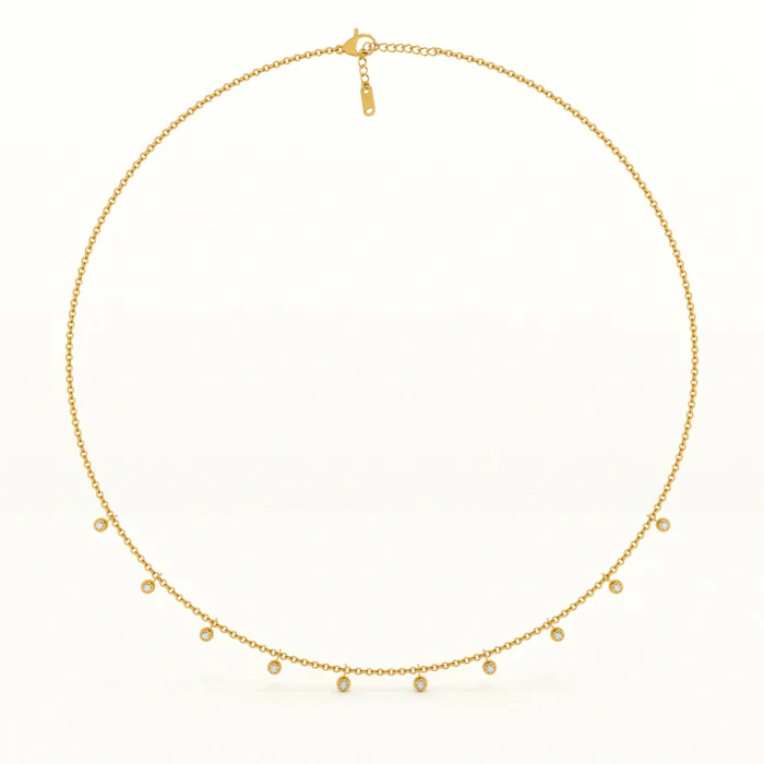 Starlet Thread Necklace - Image 3